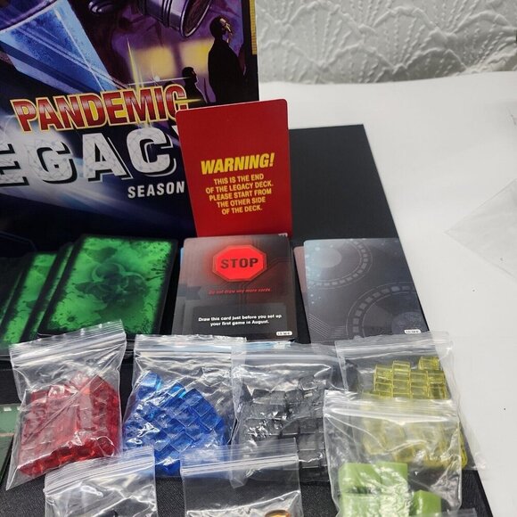 2015 Pandemic Legacy Season 1 : blue set Replacement Game Pieces read please - Picture 6 of 10